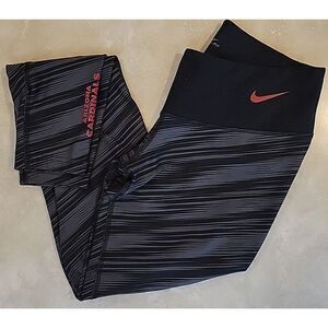 Nike Womens‎ leggings Medium Black Arizona Cardinals Warpspeed Legend running